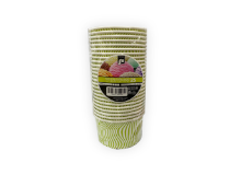 גביע נייר לגלידה 170 מ"ל  -ירוק